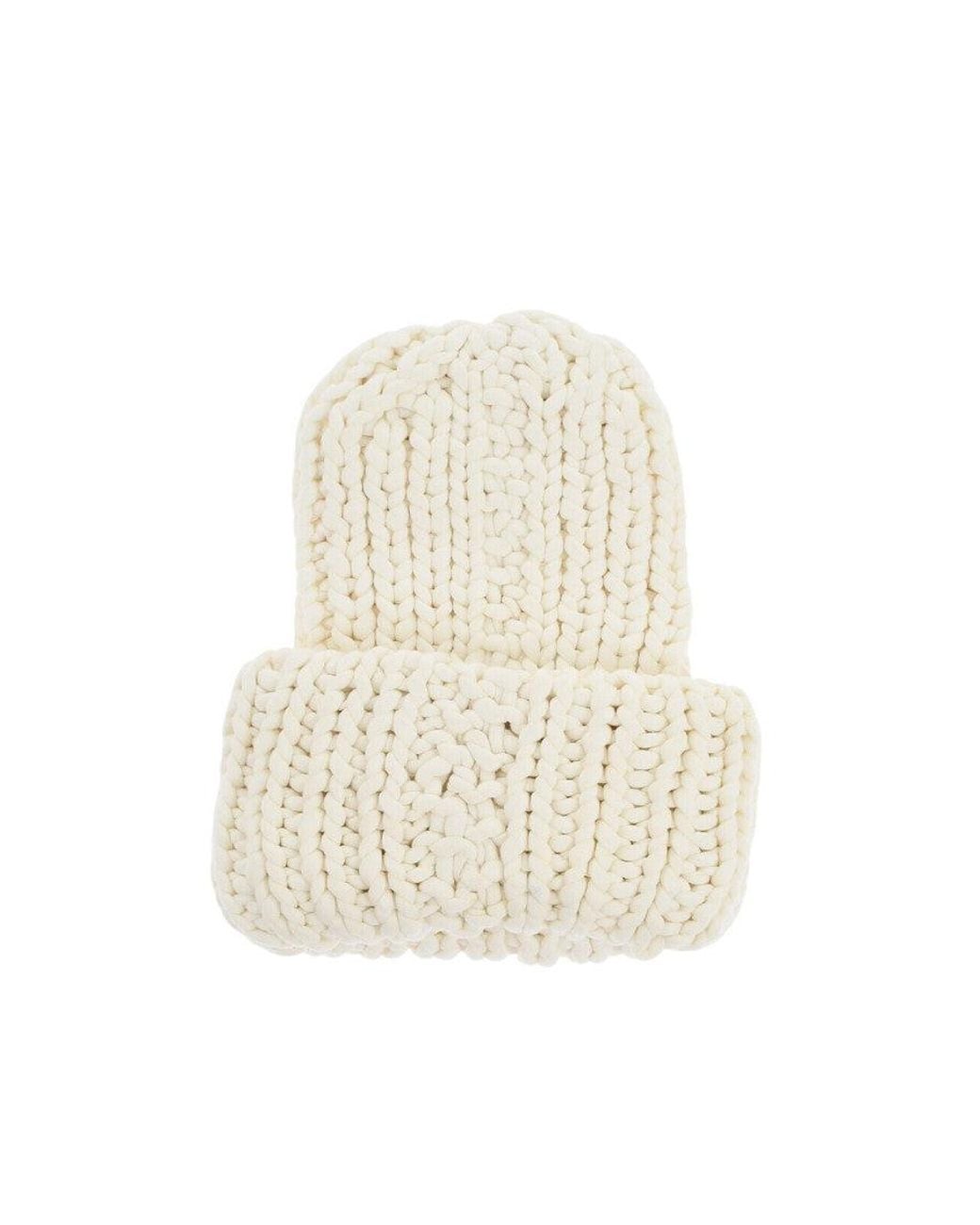 DSquared² White Knitted Beanie Cap