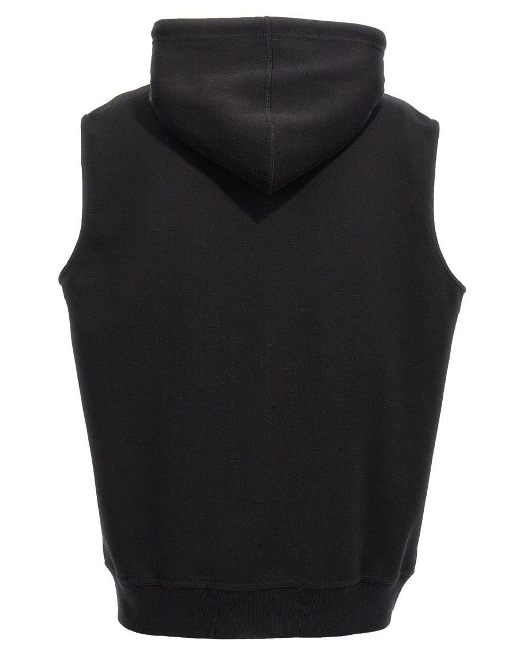 Brunello Cucinelli Black Hooded Vest for men