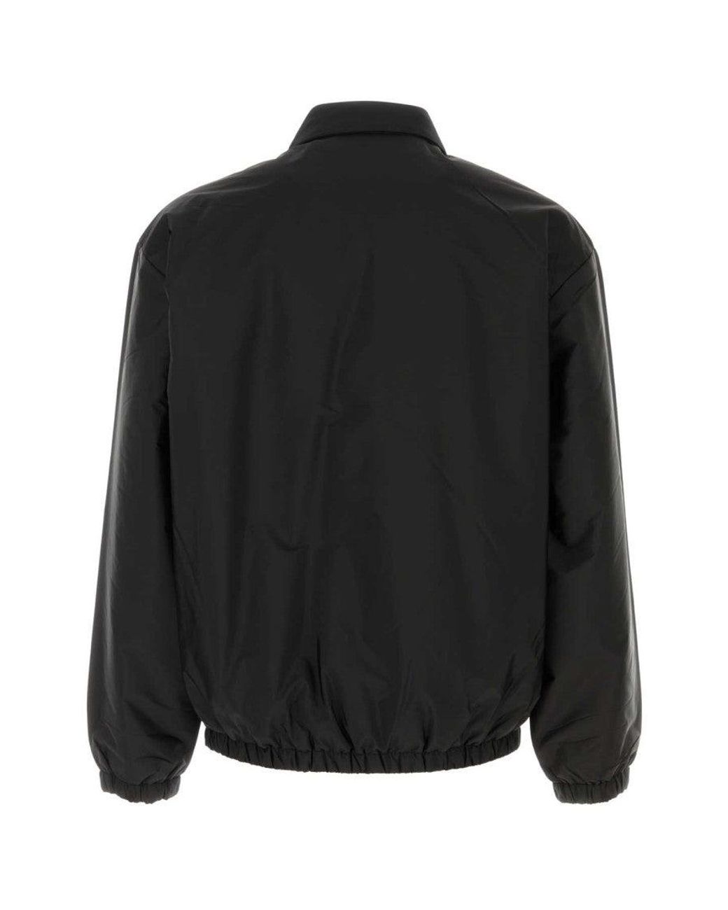 Prada Black Shirt Collar Jacket for men