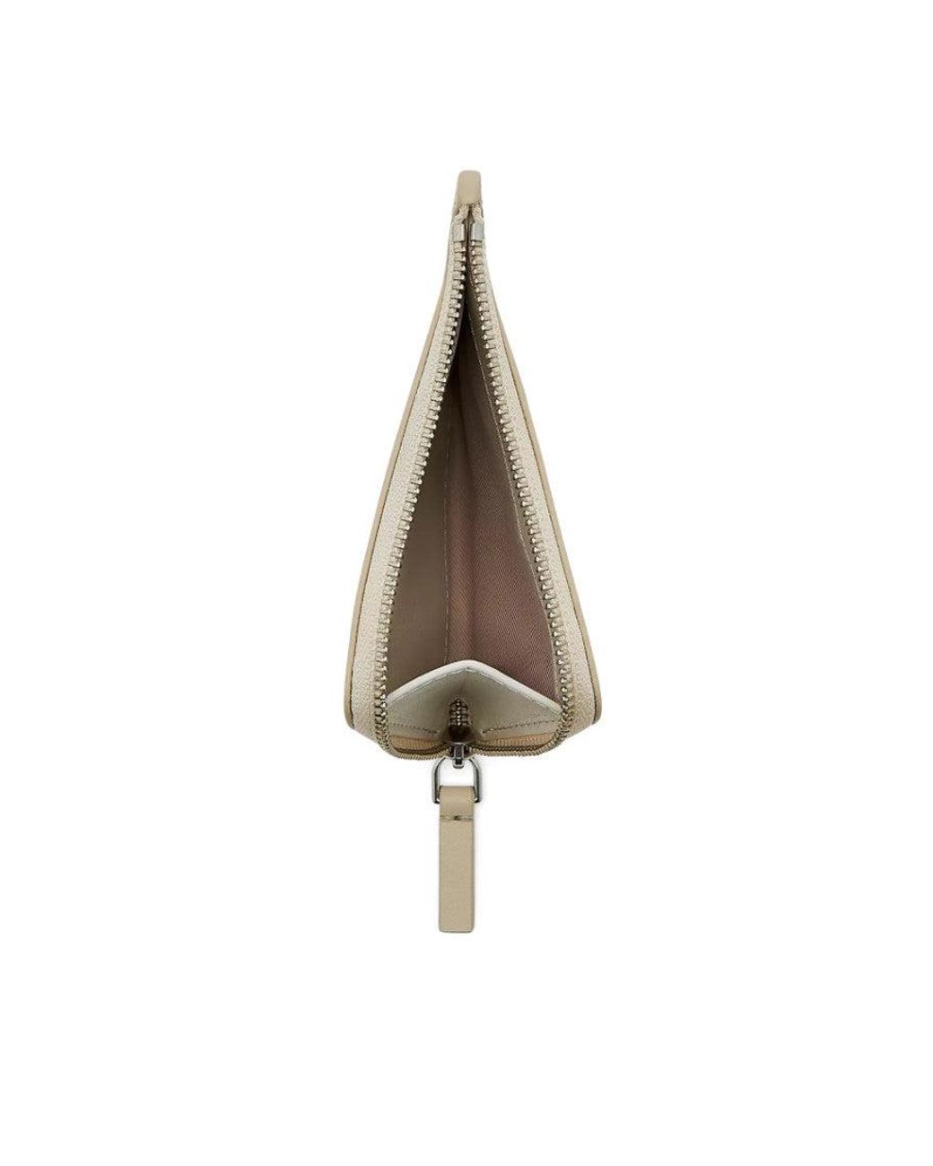 Marc Jacobs Natural Zippered Wallet With Pendant