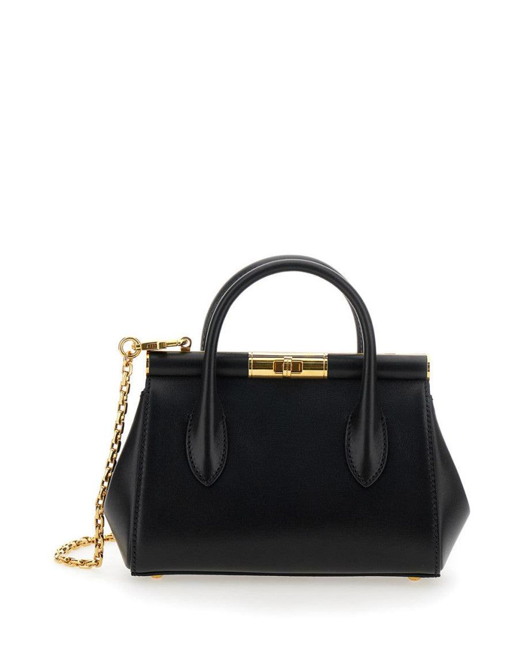 Dolce & Gabbana Black Marlene Satchel Bag