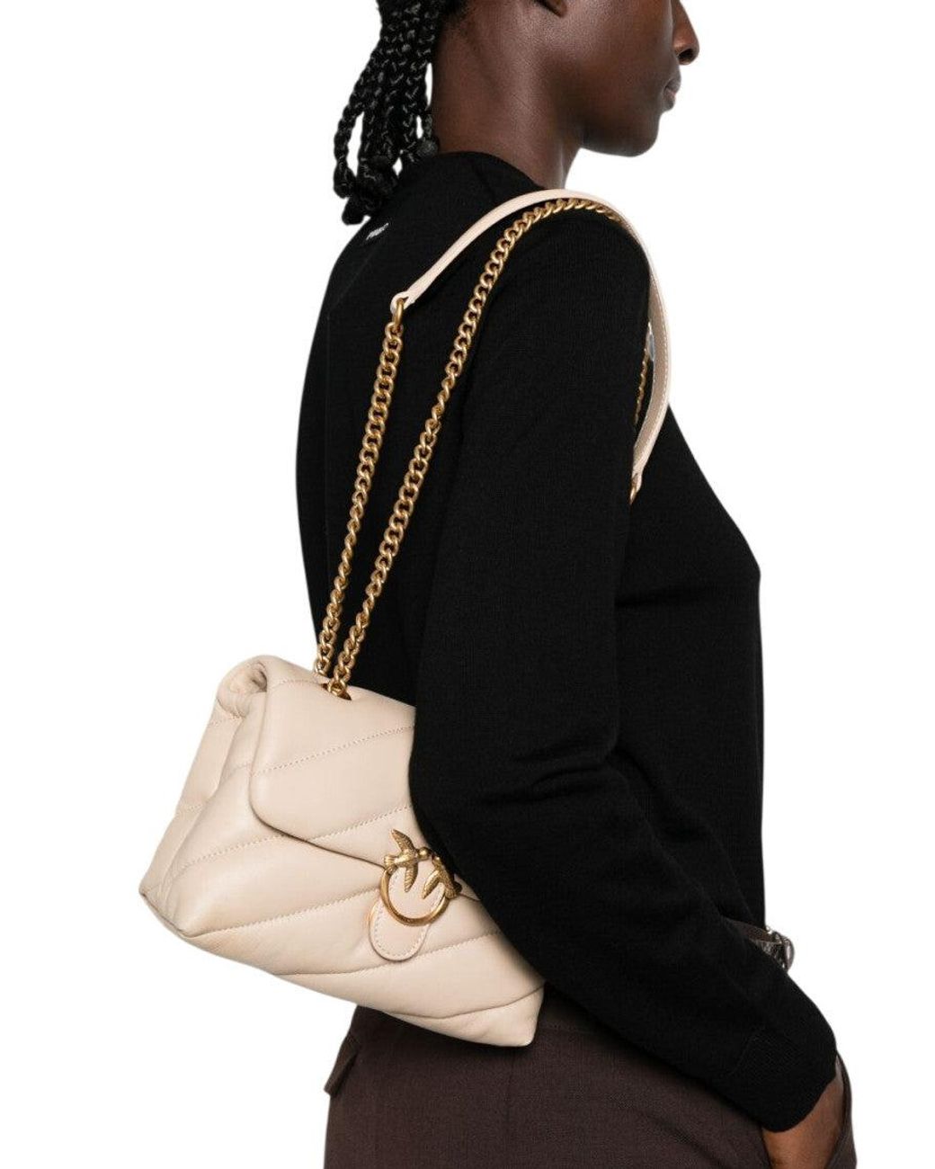Pinko Natural Love Puff Mini Shoulder Bag