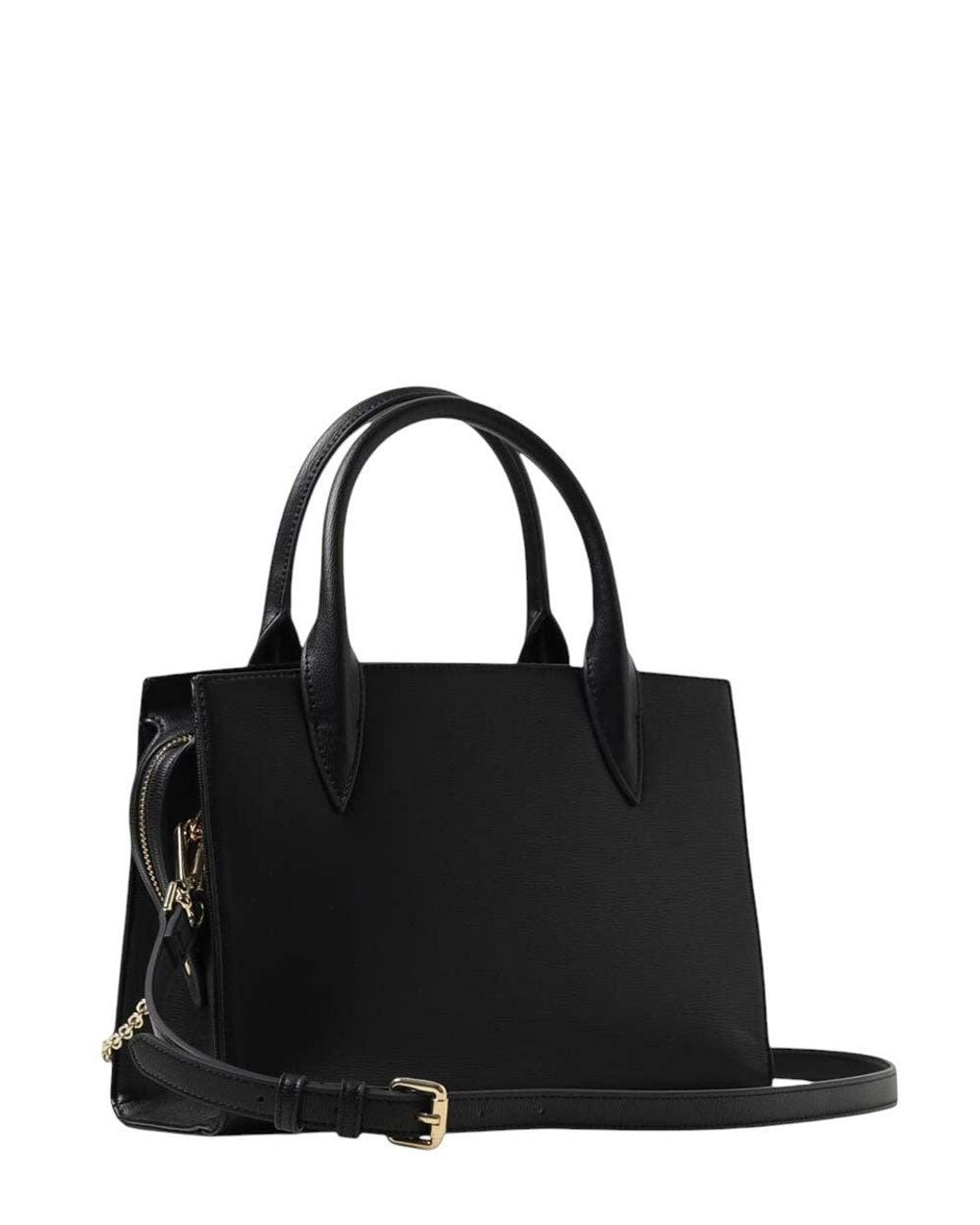 Love Moschino Black Heart Logo Small Satchel