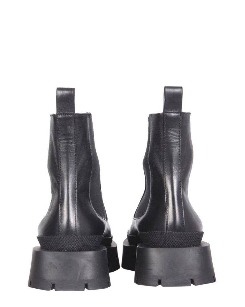 Jil Sander White Leather Boots