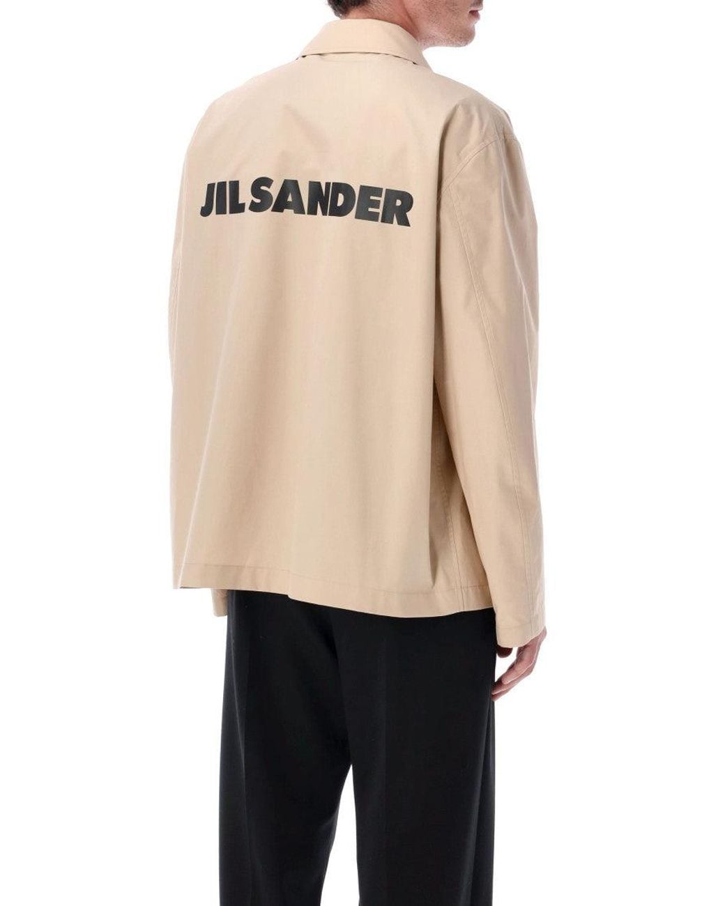 Jil Sander Natural Logo Jacket for men