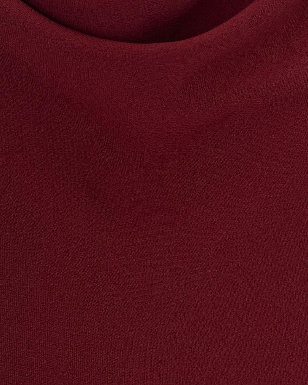 Max Mara Red Cowl Neck Top