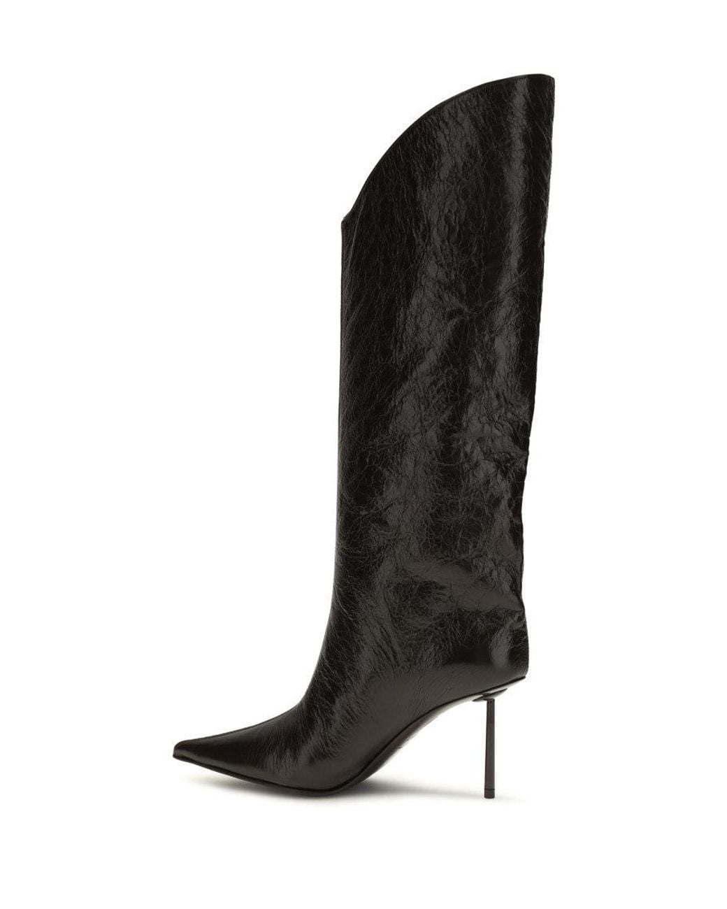 Le Silla Black Textured Futura Boots