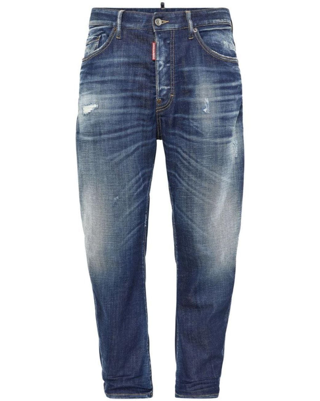 DSquared² Blue Cotton Jeans for men