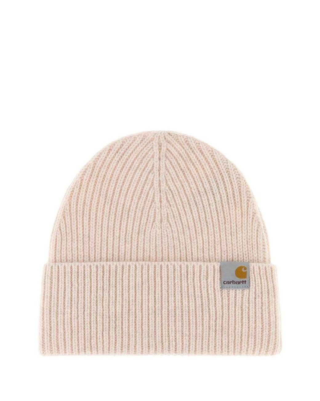 Carhartt Natural Knitted Beanie Cap for men