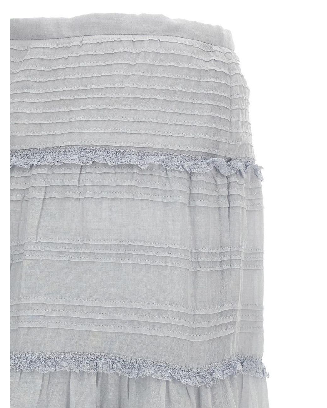 Isabel Marant Gray Paoline Skirt