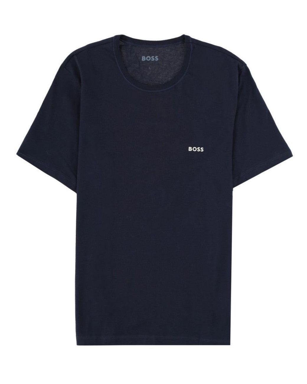 Boss Blue Logo T-Shirt for men