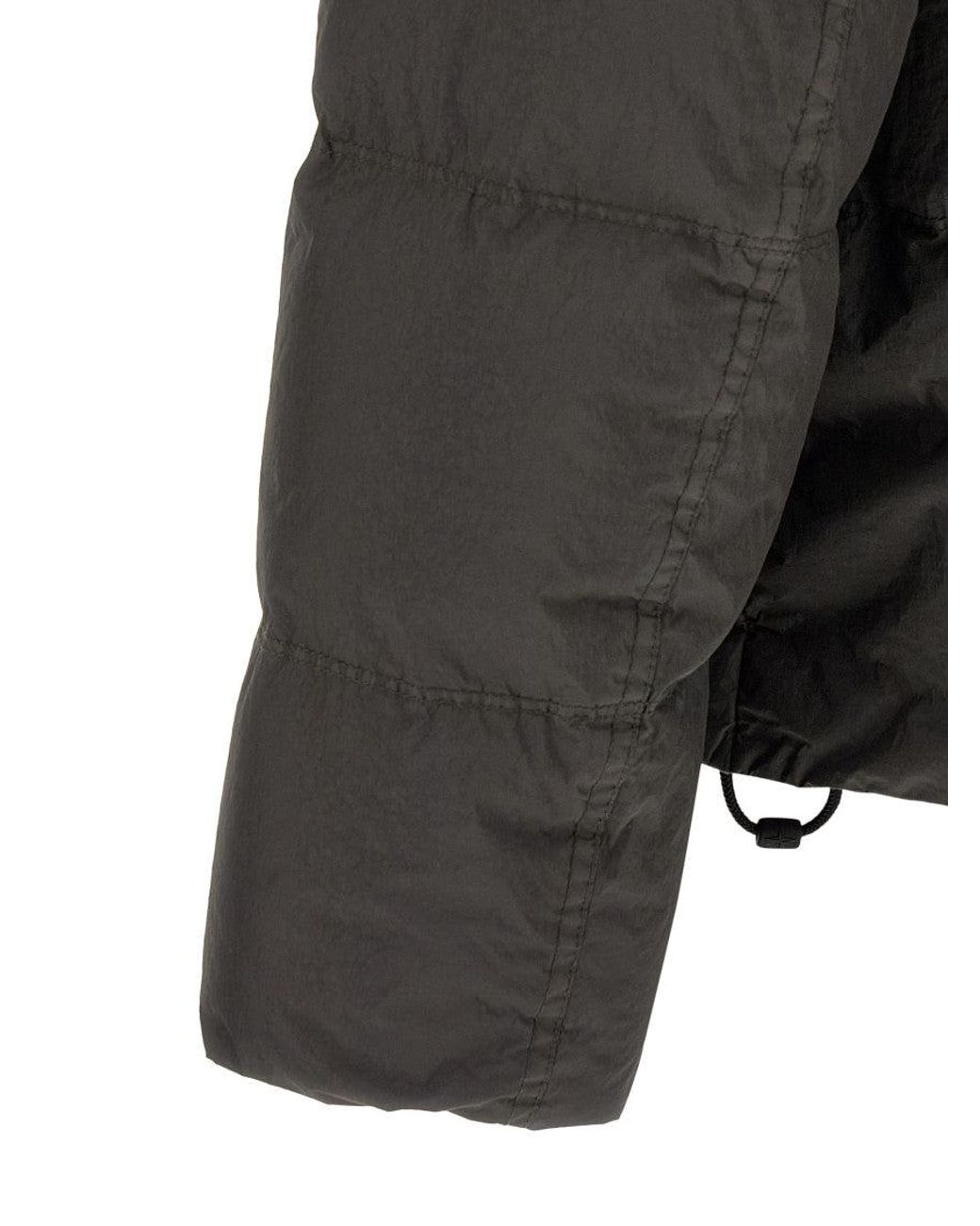 Stone Island Black Quilted Regular Jacket for men