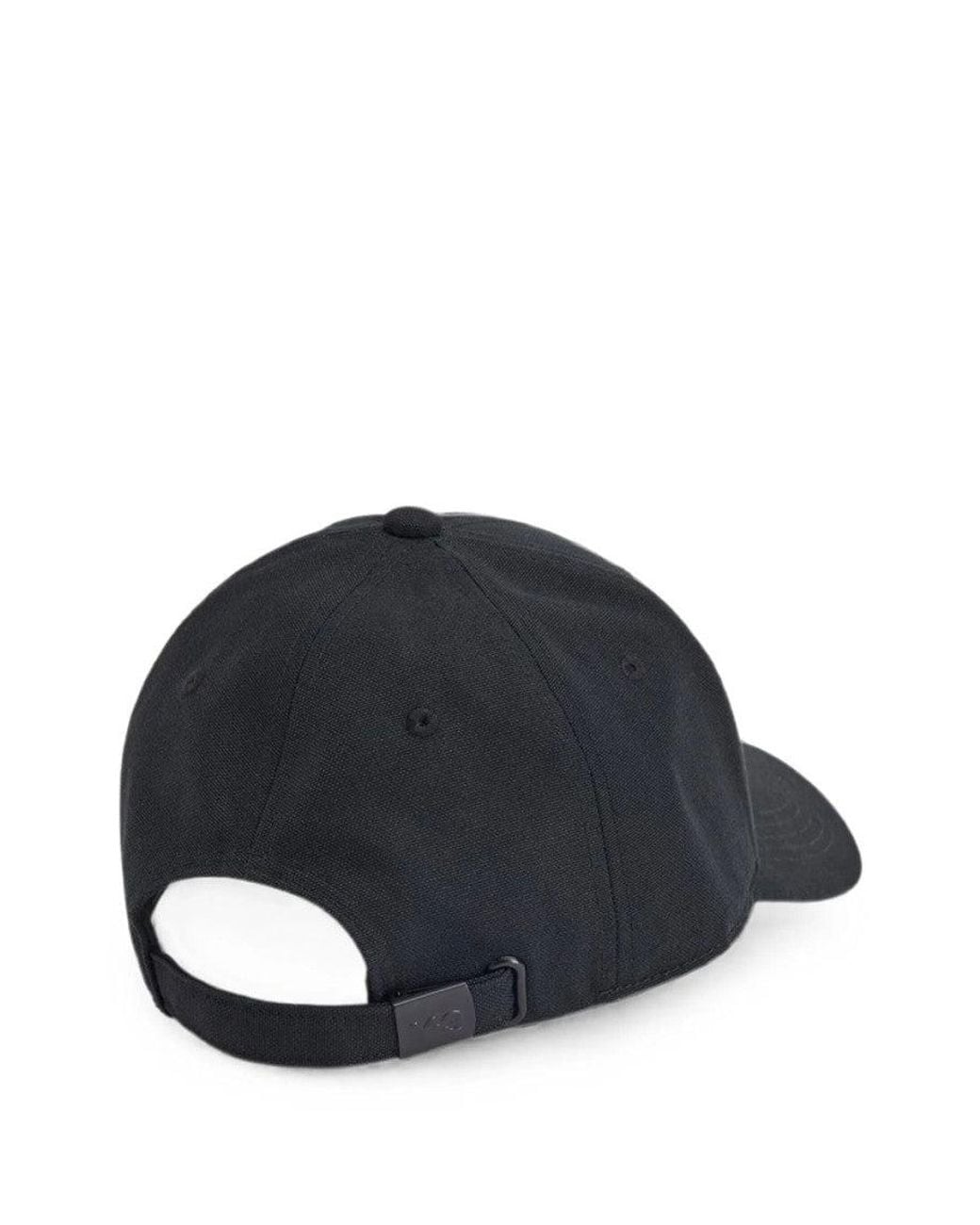 Y-3 Black Logo Baseball Cap for men