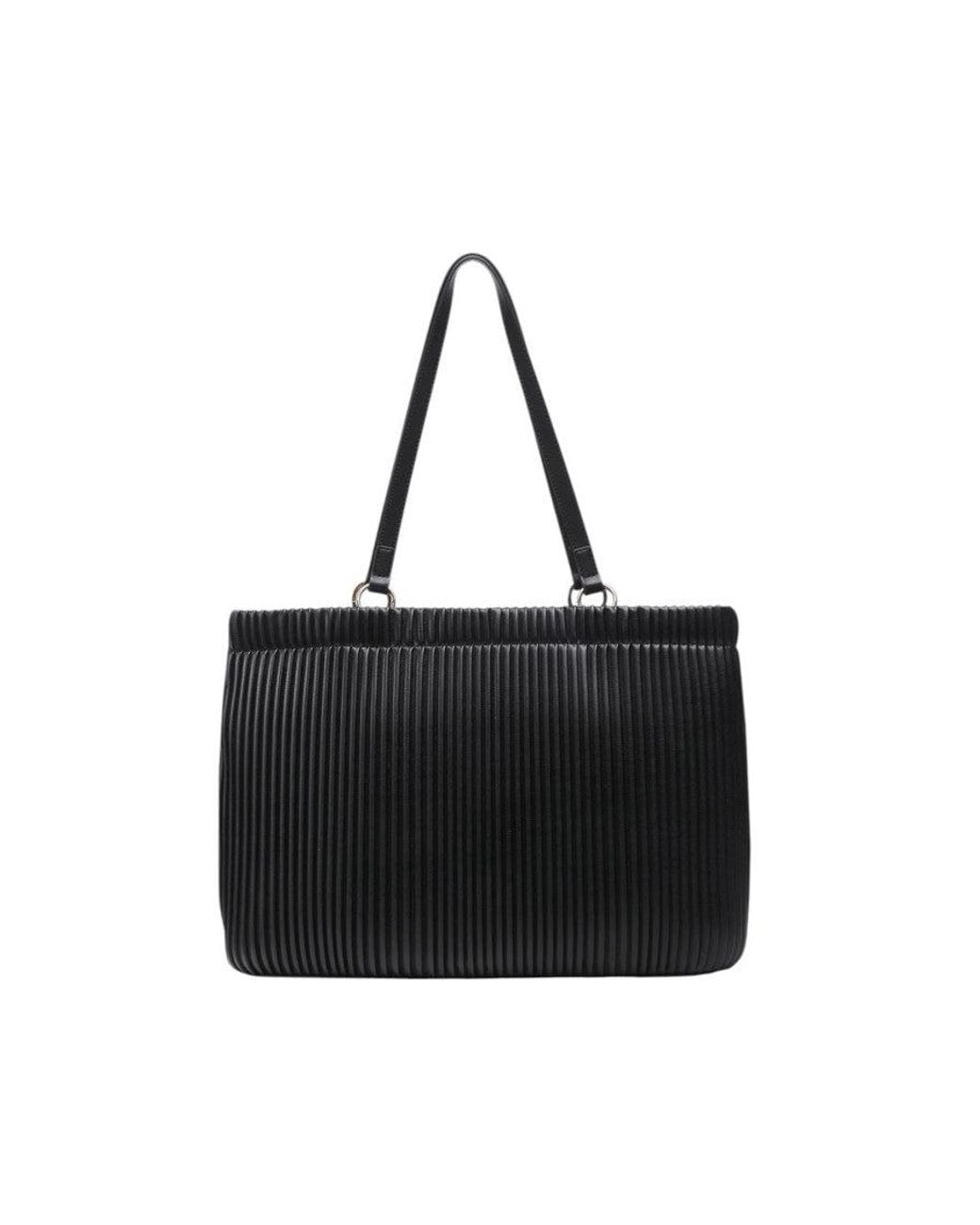 Love Moschino Black Logo Large Tote