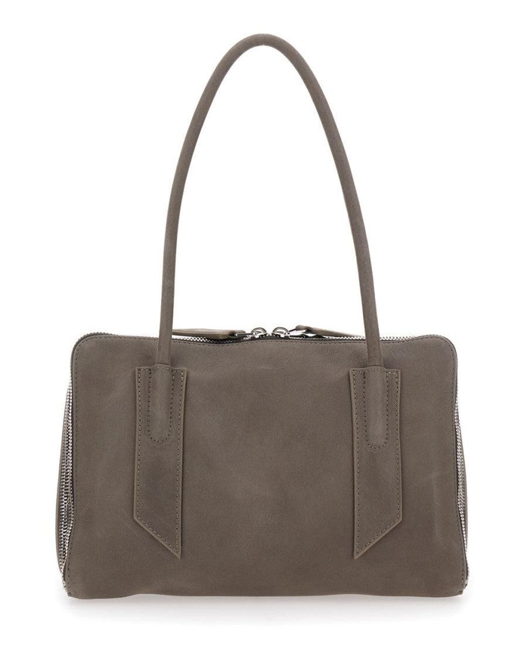 The Attico Brown L'Altra Di Milano Large Shoulder Bag