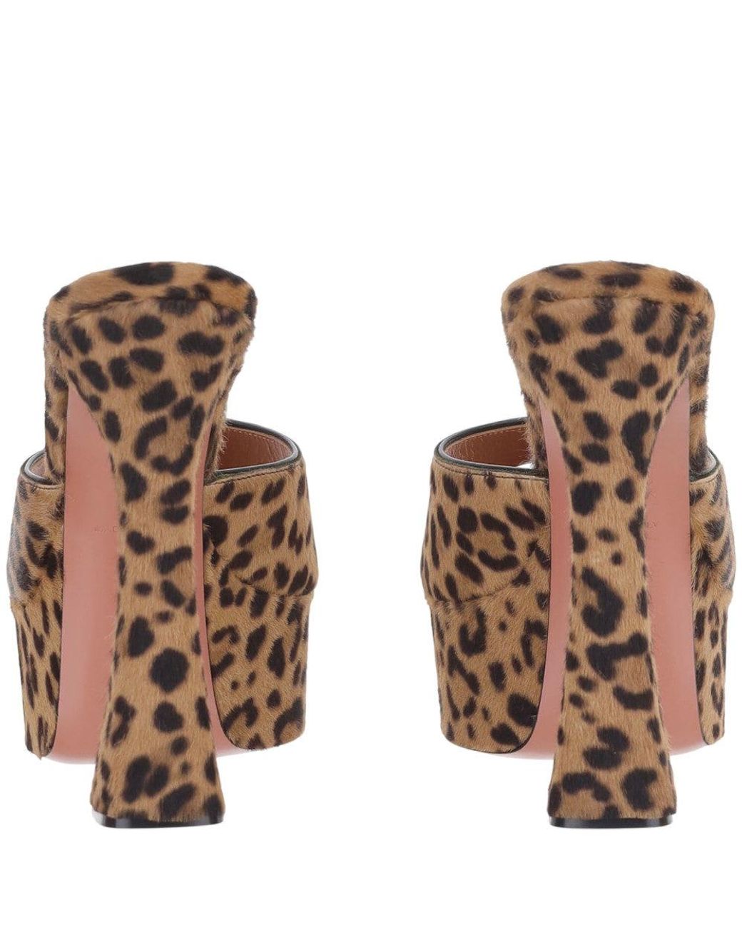 AMINA MUADDI Brown Print Dalida Heels