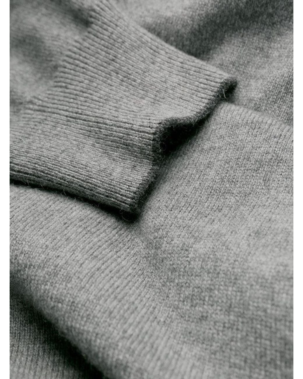 Brunello Cucinelli Gray Cashmere Sweater for men