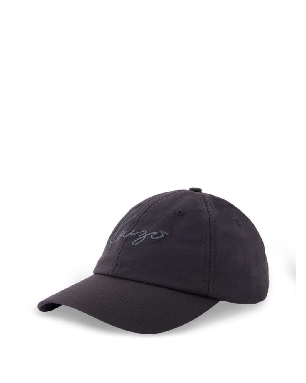 KENZO Blue Solid Baseball Cap for men