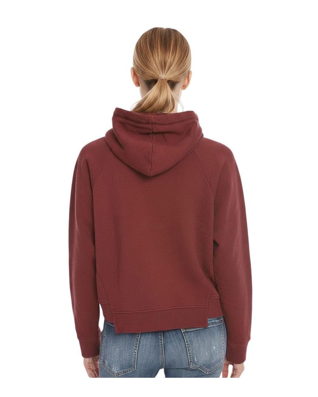 DSquared² Red Graphic Hood Sweatshirt