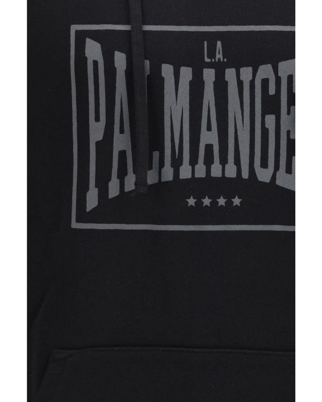 Palm Angels Blue Loose Logo Hoodie for men