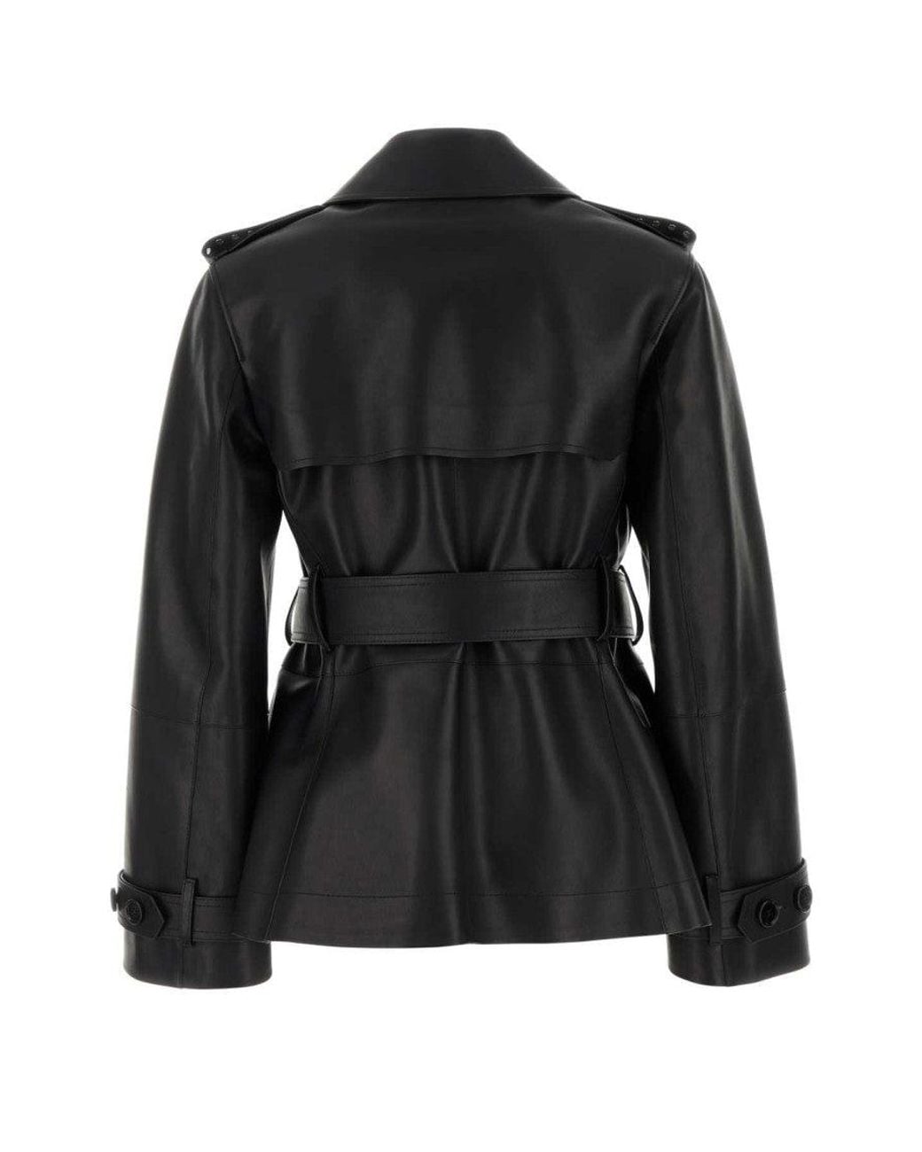 Burberry Black Leather Jacket