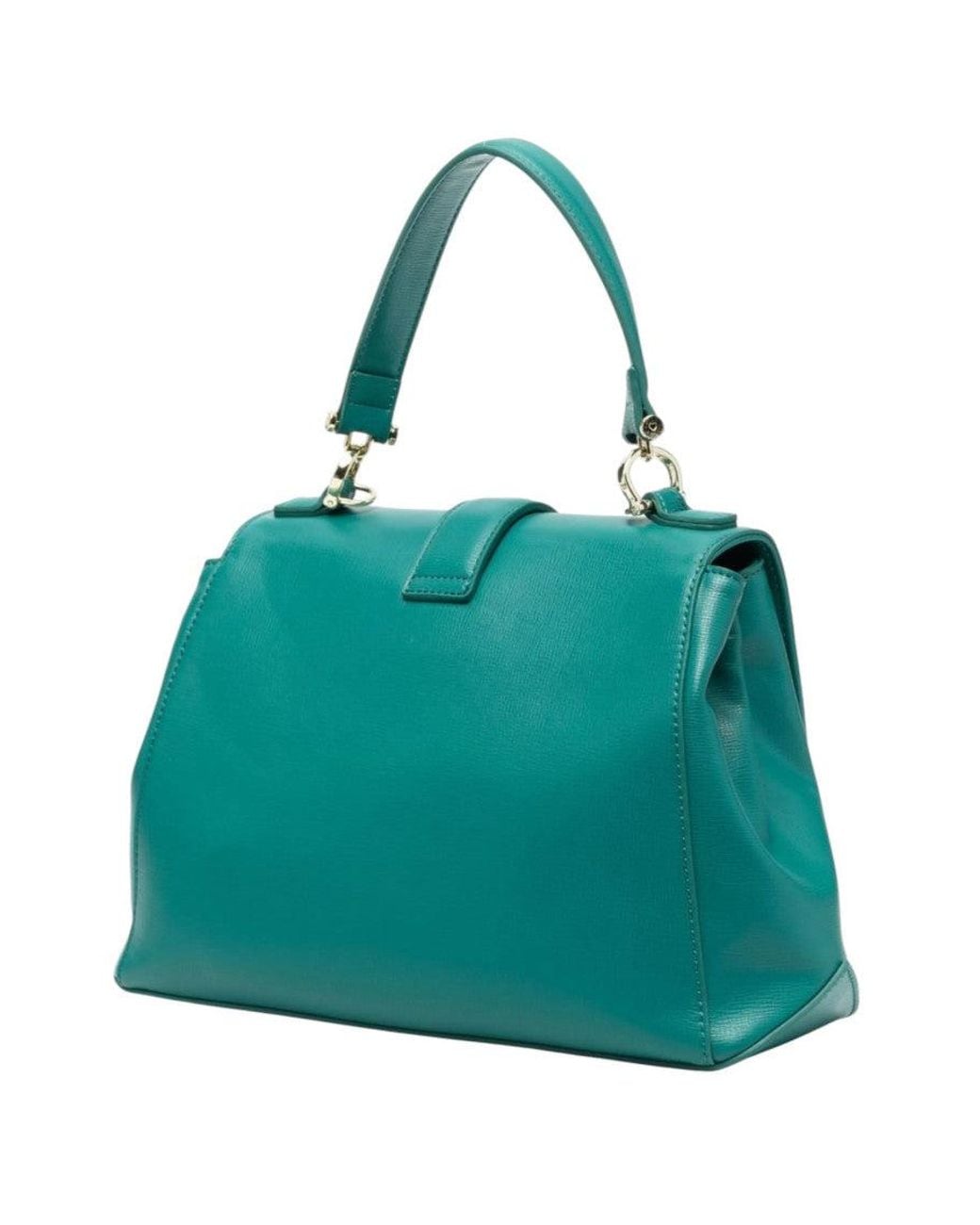 Love Moschino Green Logo Small Satchel