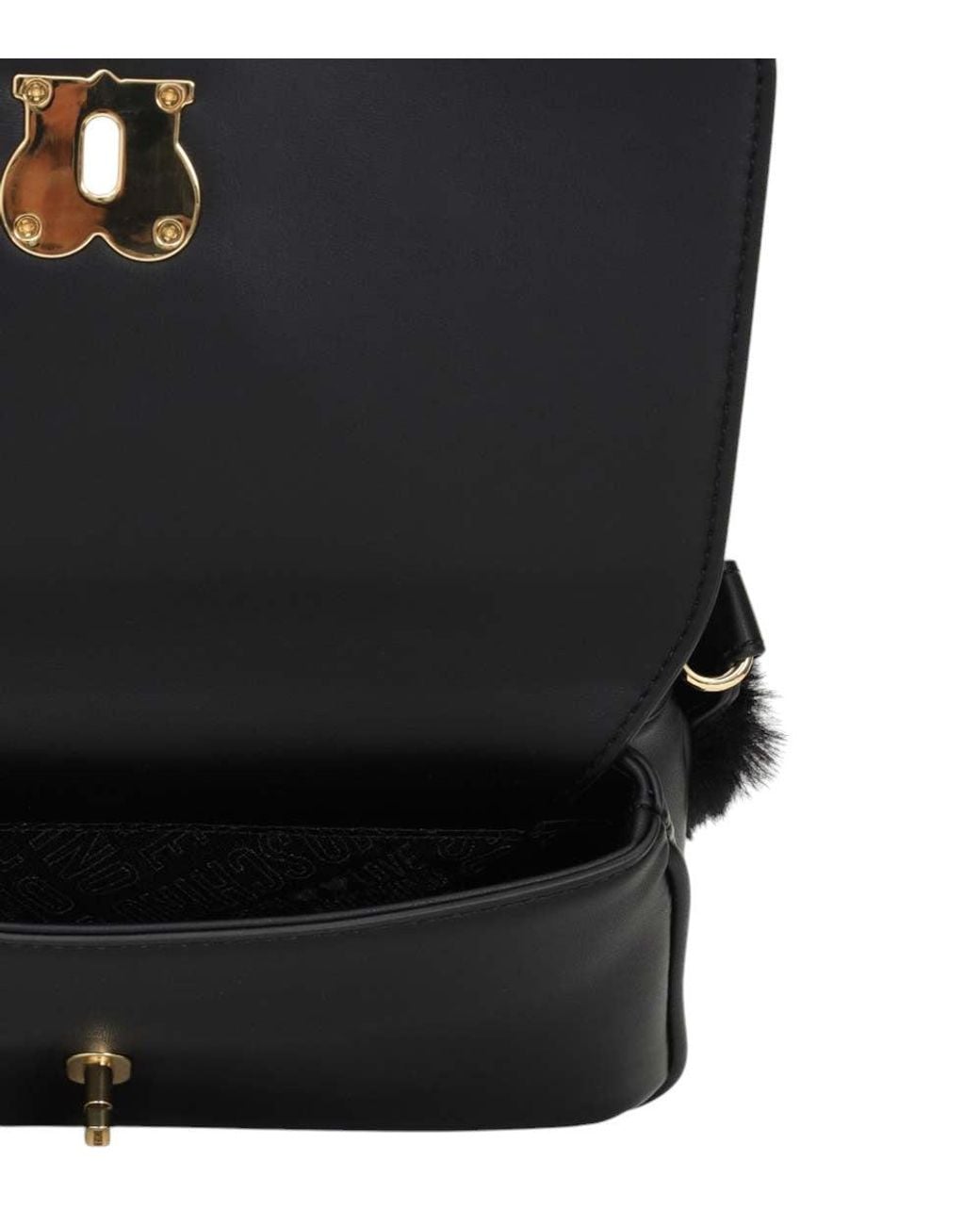 Love Moschino Black Logo Small Shoulder Bag
