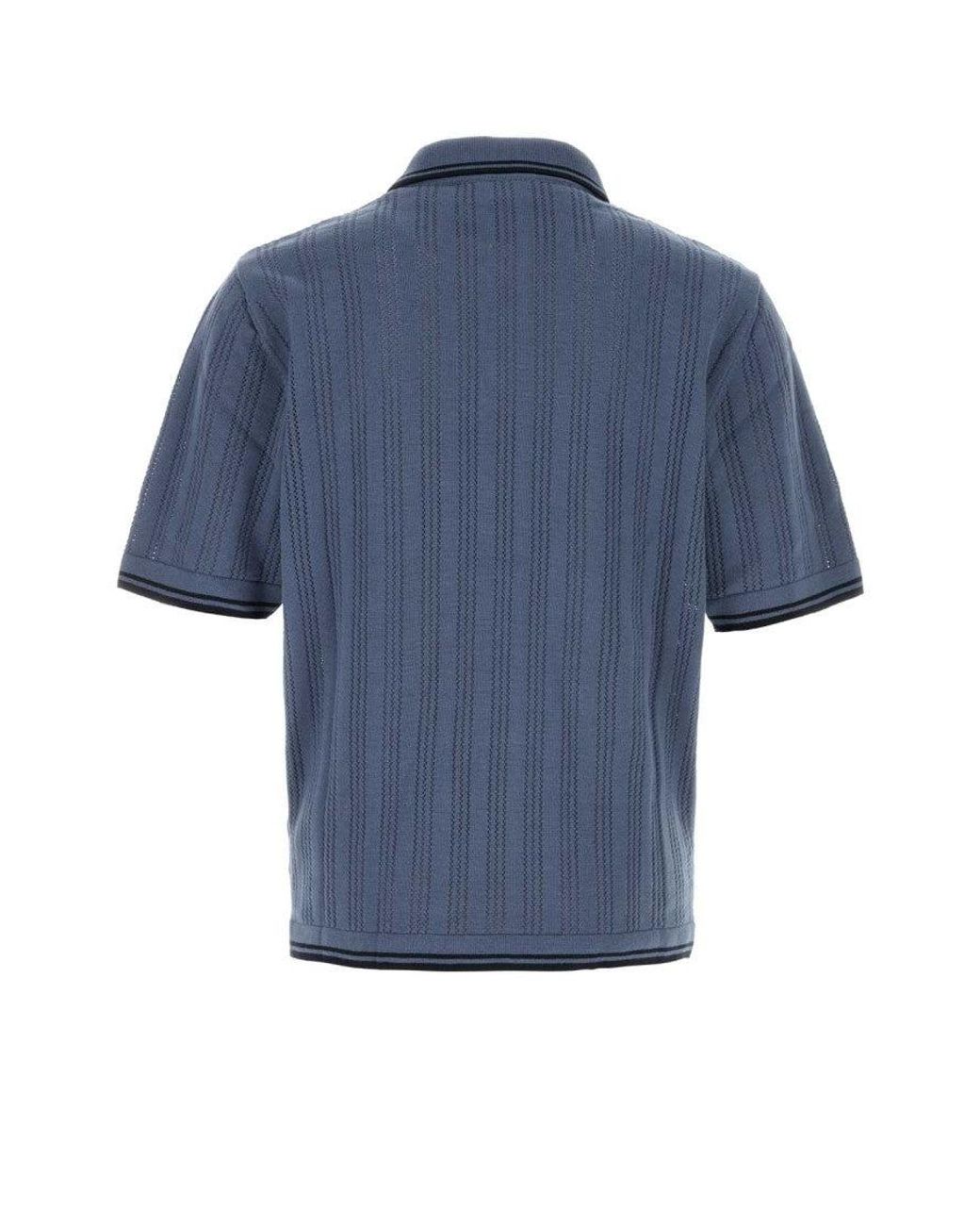 Carhartt Blue None Shirt Collar Polo for men