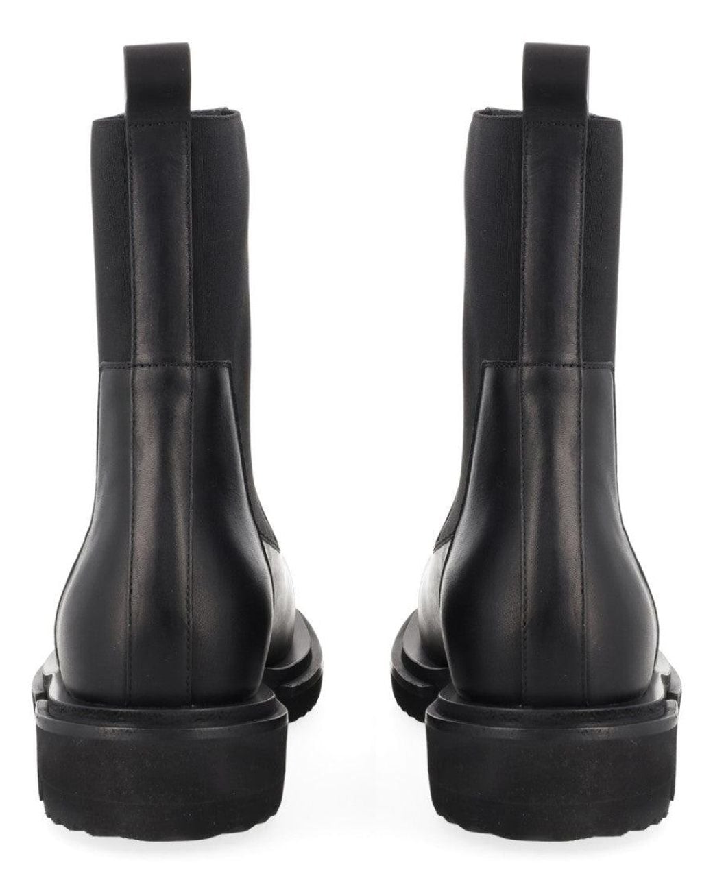 Rick Owens Black Beatle Gabe Boots