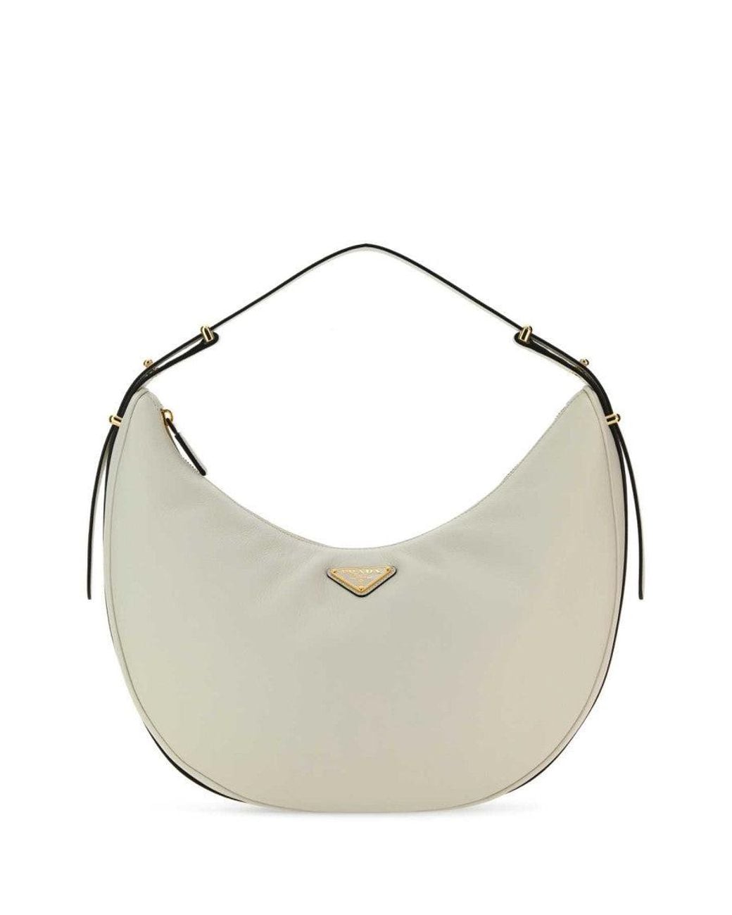 Prada Metallic Arqué Hobo Bag