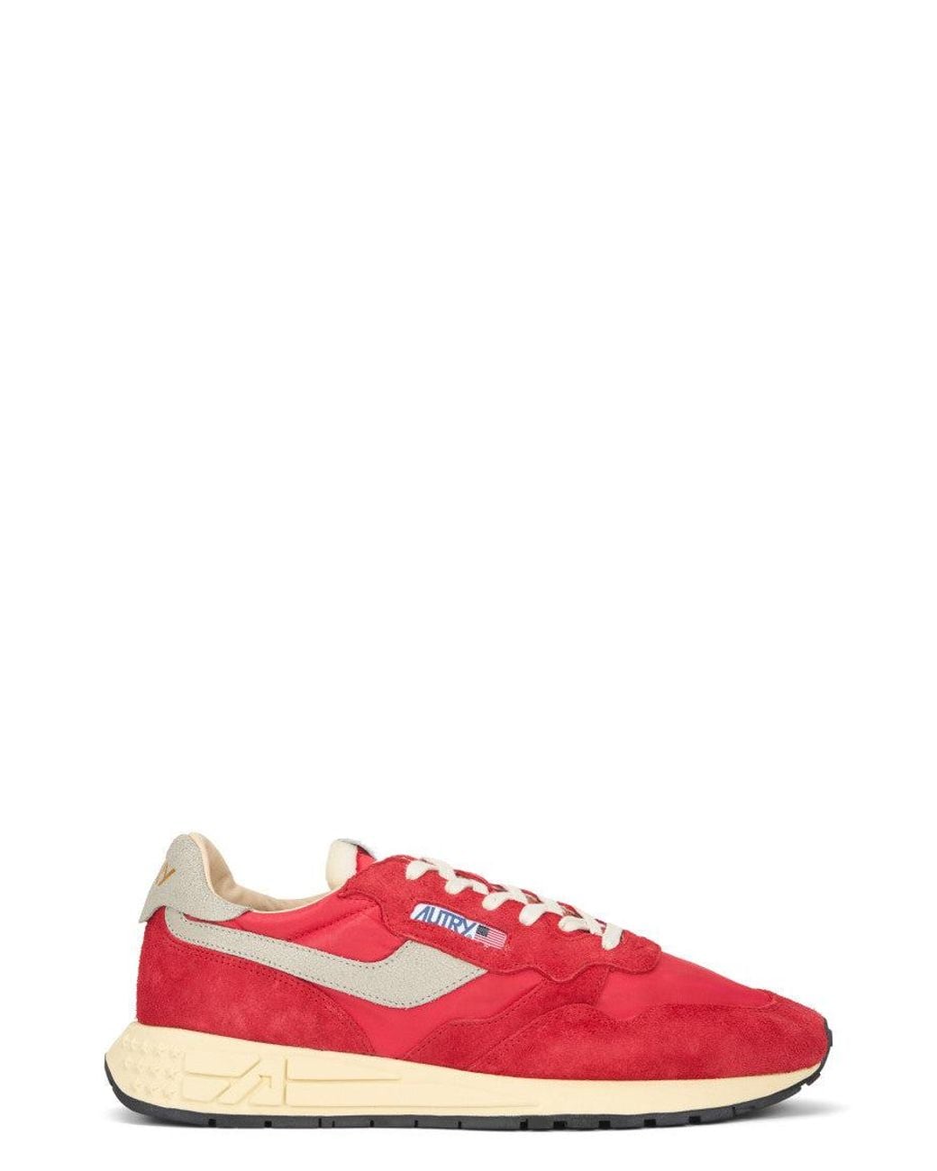 Autry Red Sneakers Reelwind Low-Top for men