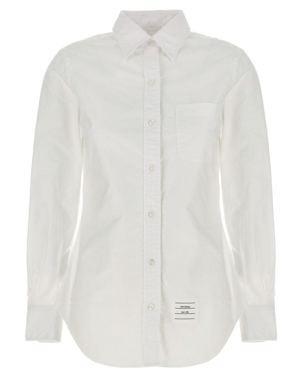 Thom Browne White Classic Oxford Shirt