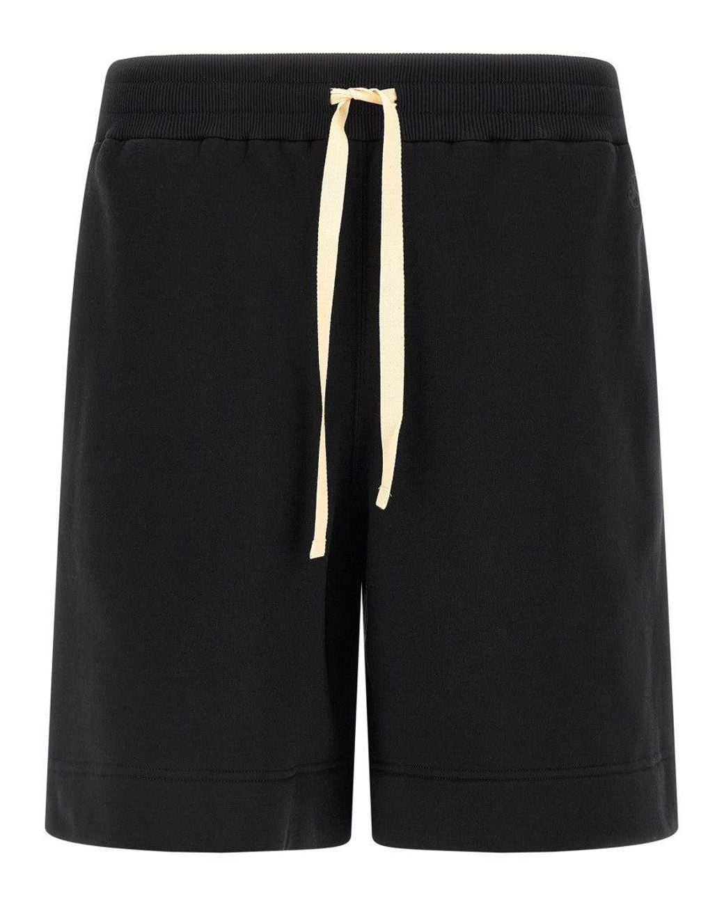 Jil Sander Black Cotton Bermuda Shorts for men