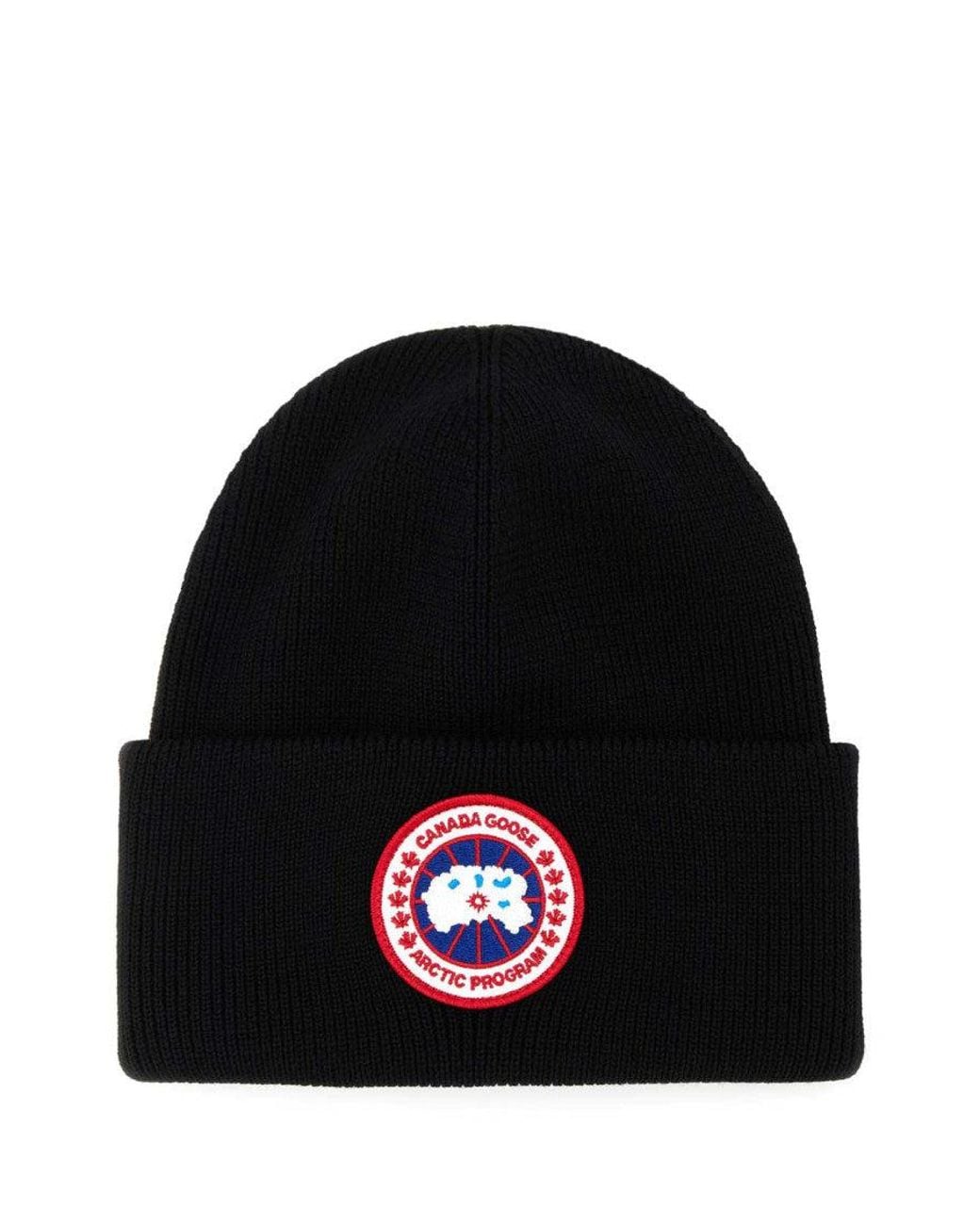 Canada Goose Black Artic Disc Toque Beanie
