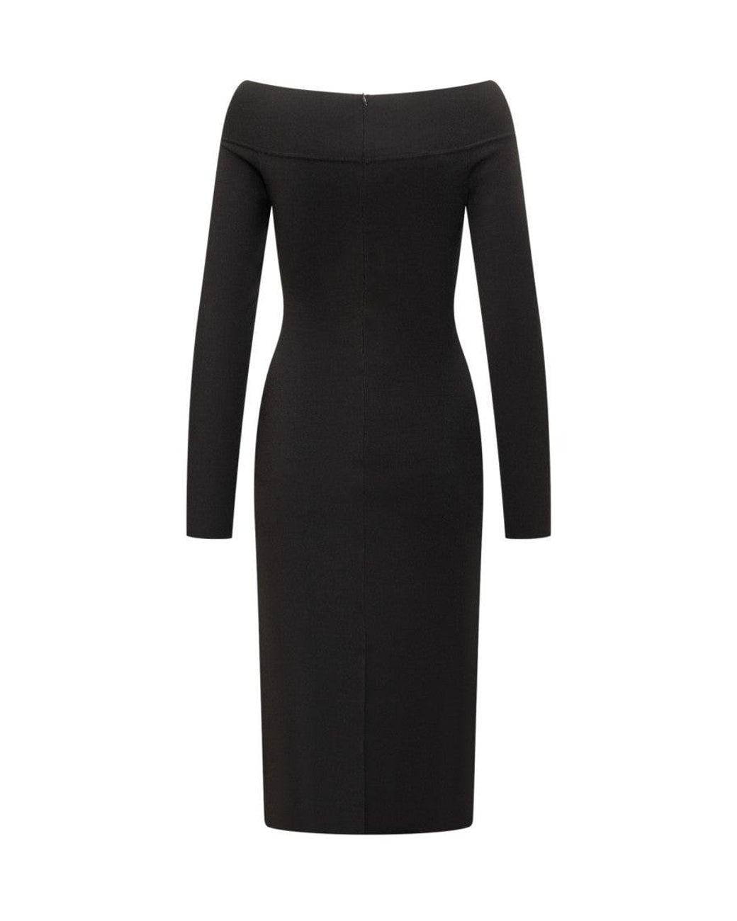 Stella McCartney Black Off Shoulder Mini Suit