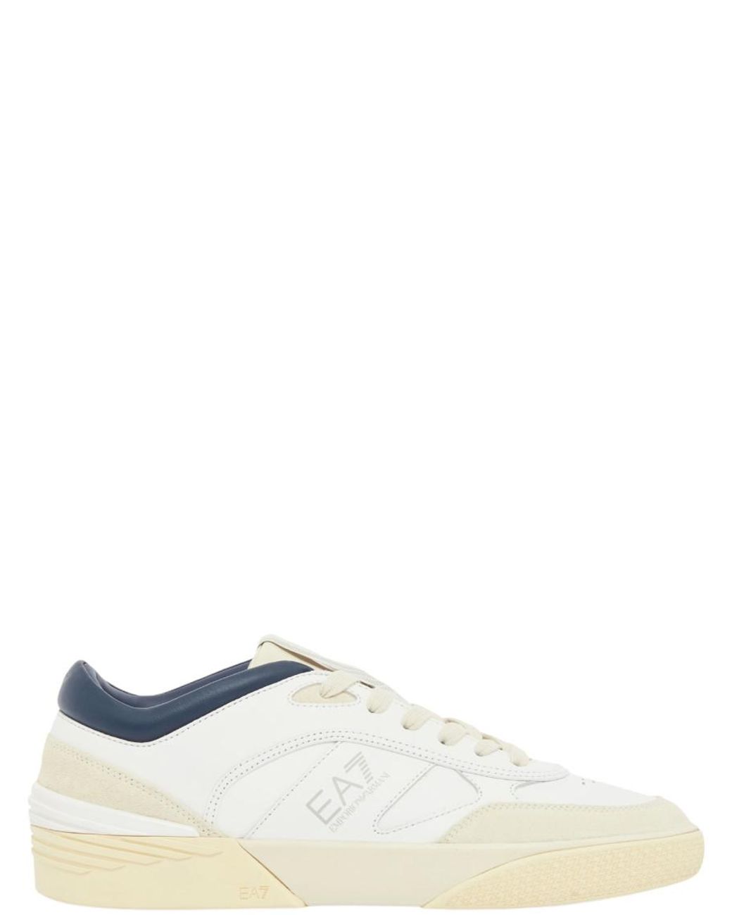 EA7 White Logo Pride Sneakers for men