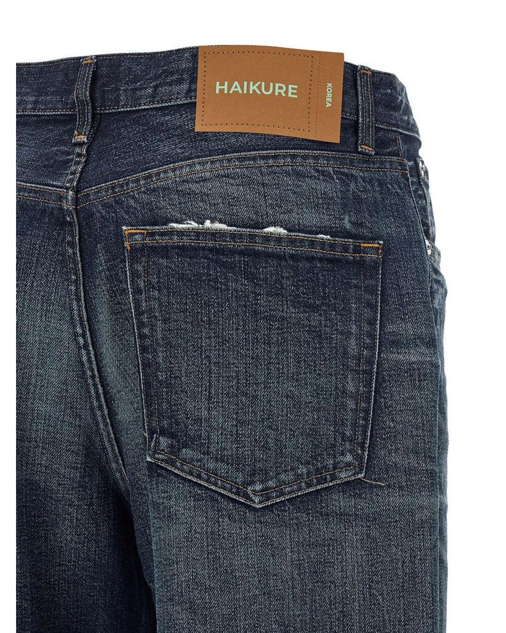 Haikure Blue Dark High Rise Jeans