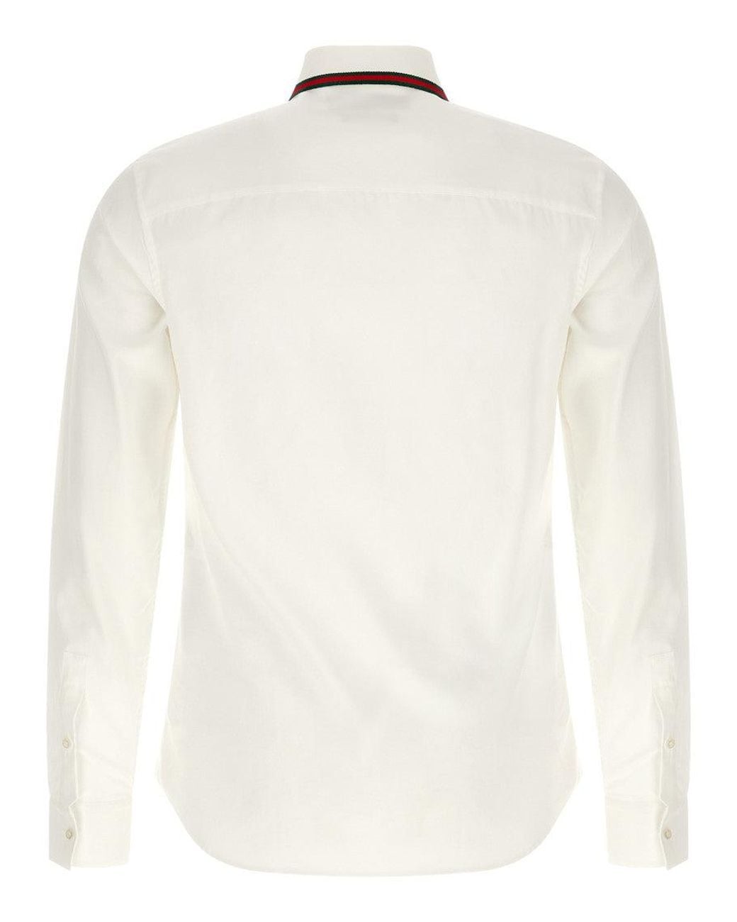 Gucci White Regular Solid Shirt for men