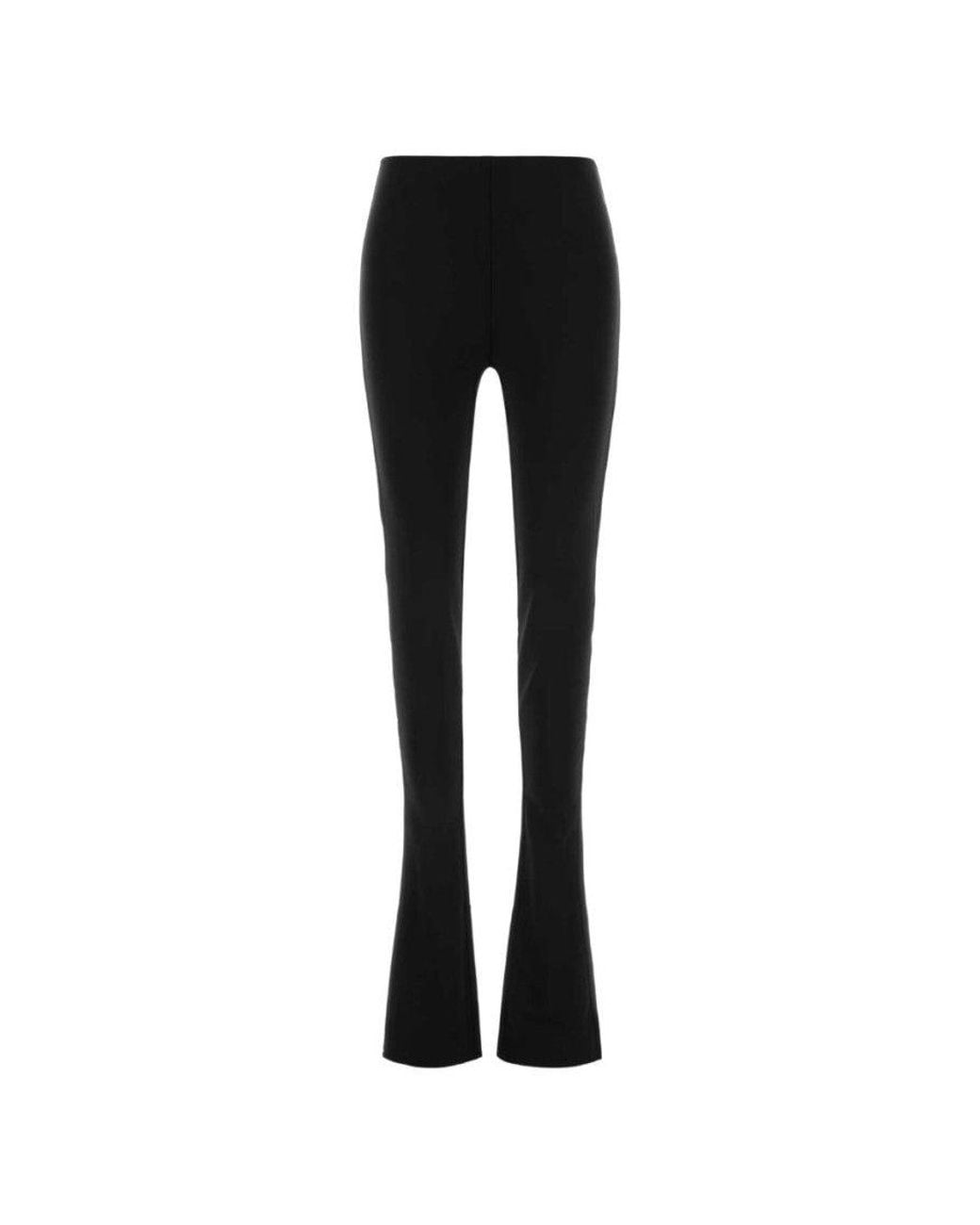 Gucci Black Flared Flat Front Pants