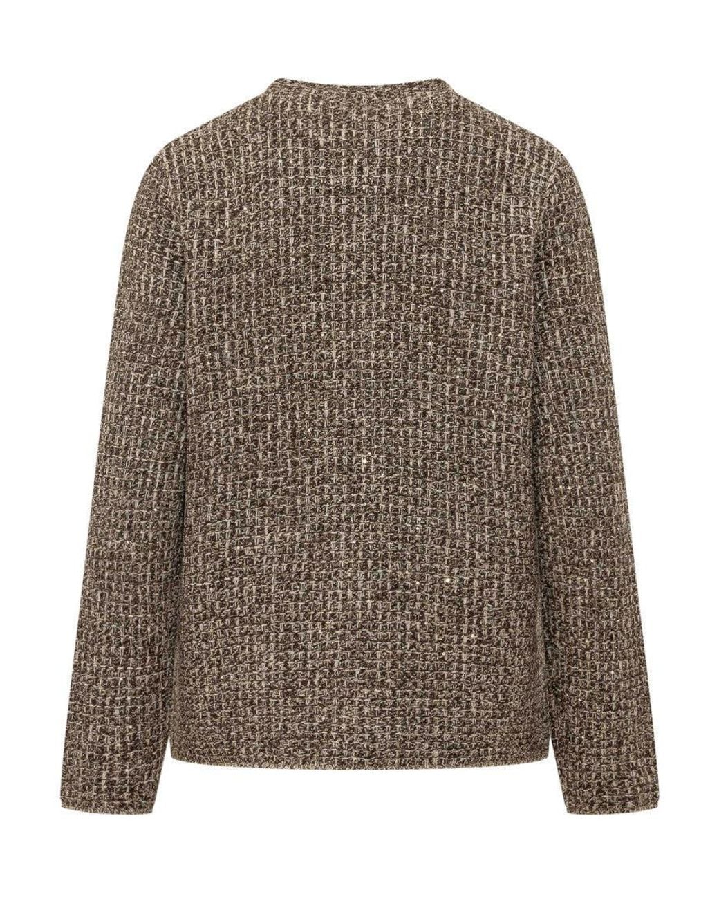 Fabiana Filippi Brown Textured Jacket