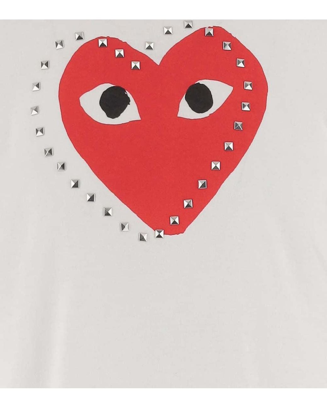 Comme des Garçons White Off Graphic T-Shirt for men