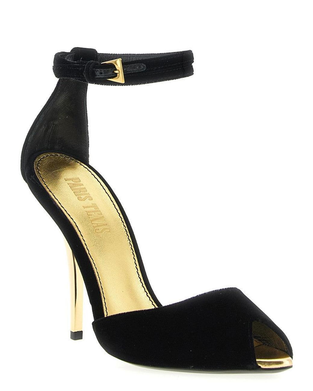 Paris Texas Black 'Jessica' Sandals