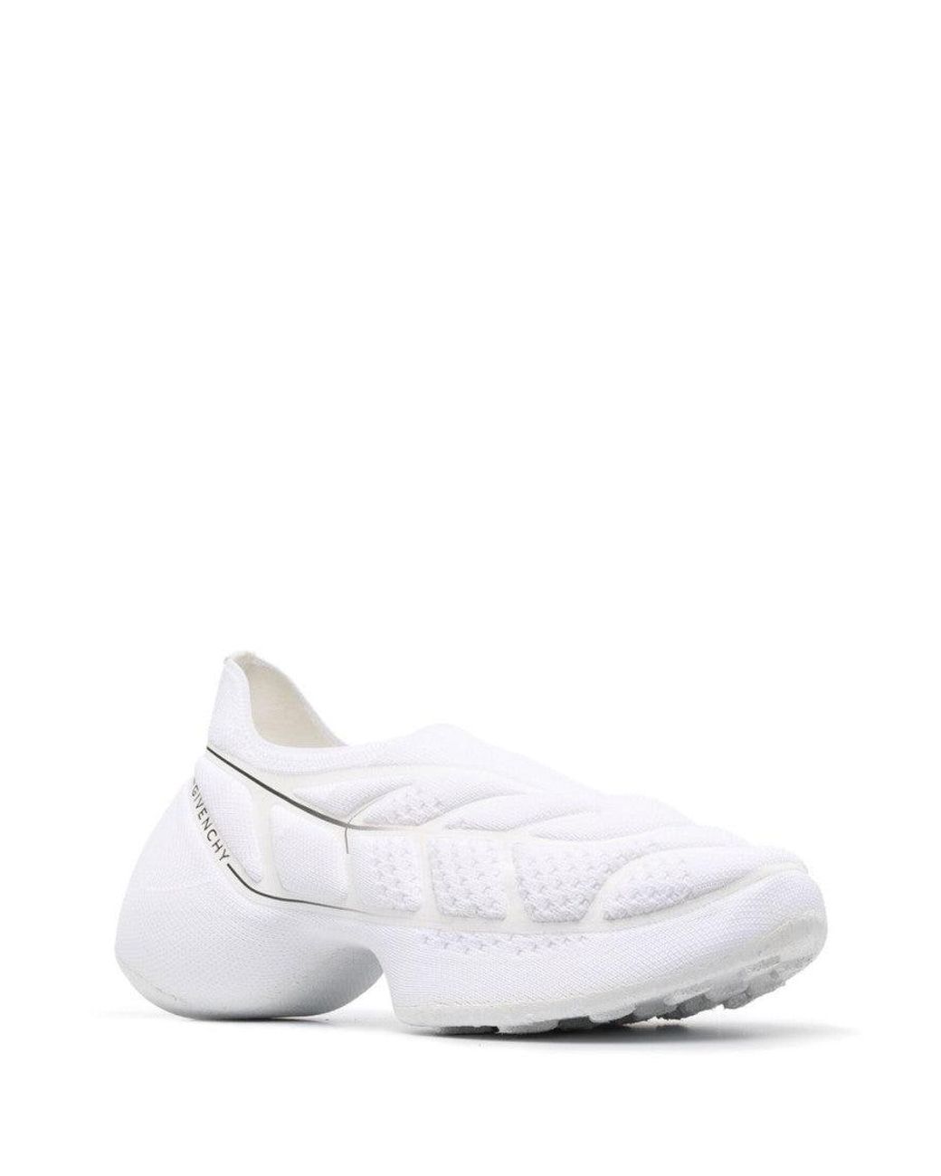 Givenchy White Tk Slipon Sneakers