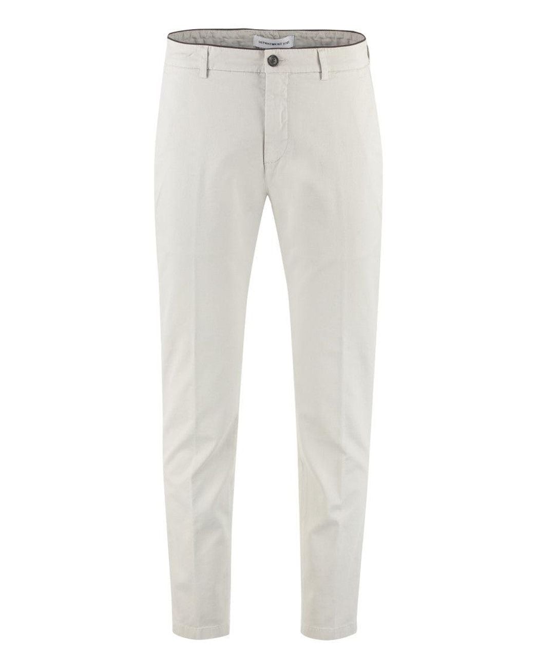 Department 5 Gray Slim Chino Pants for men