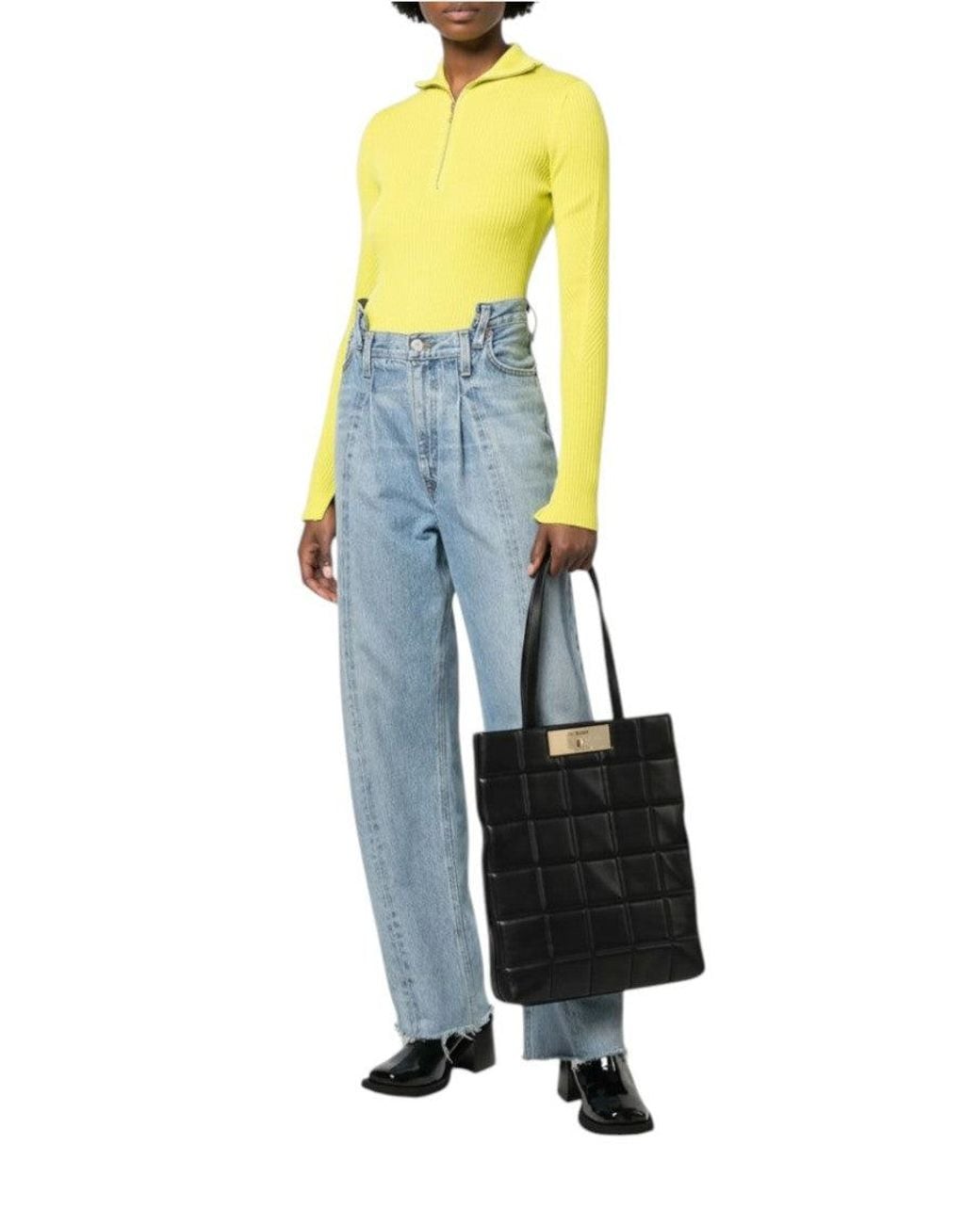 Love Moschino Black Logo Large Tote
