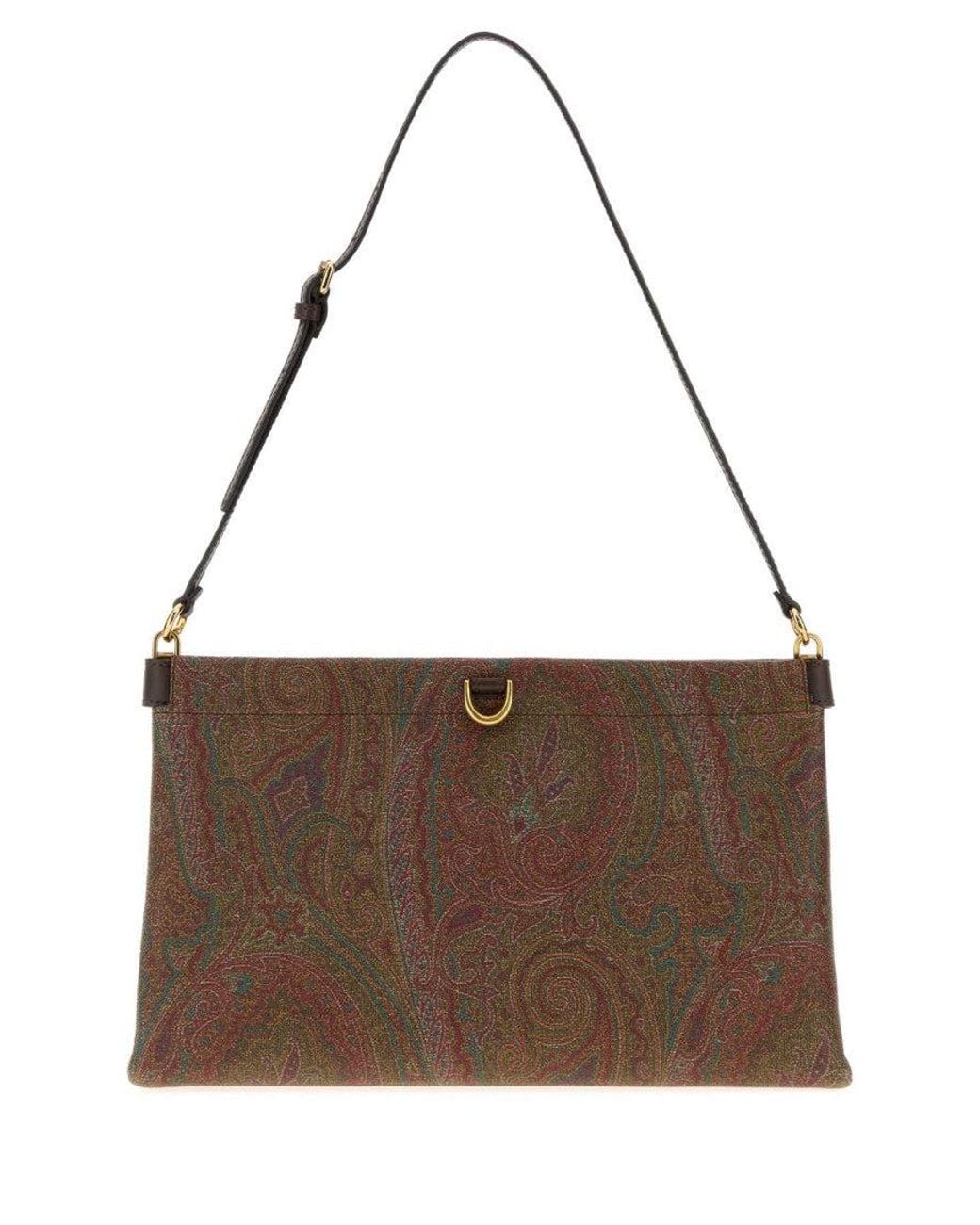 Etro Brown Talk Shoulder Bag