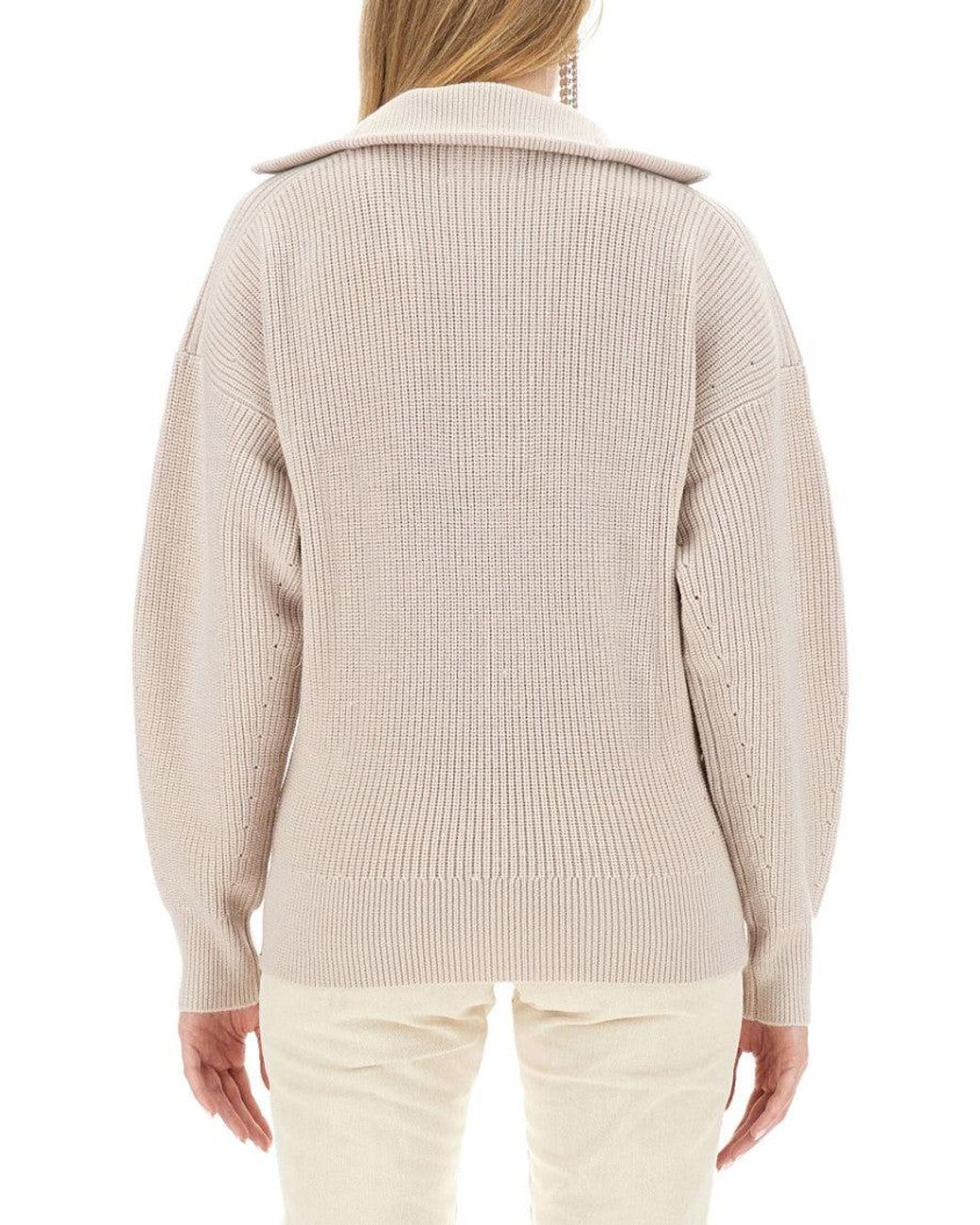 Isabel Marant White Benny Sweater