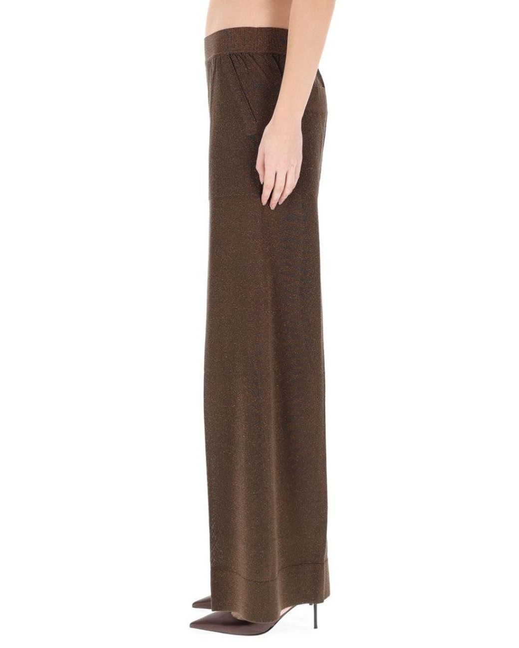 Circus Hotel Brown Loose Elasticated Pants