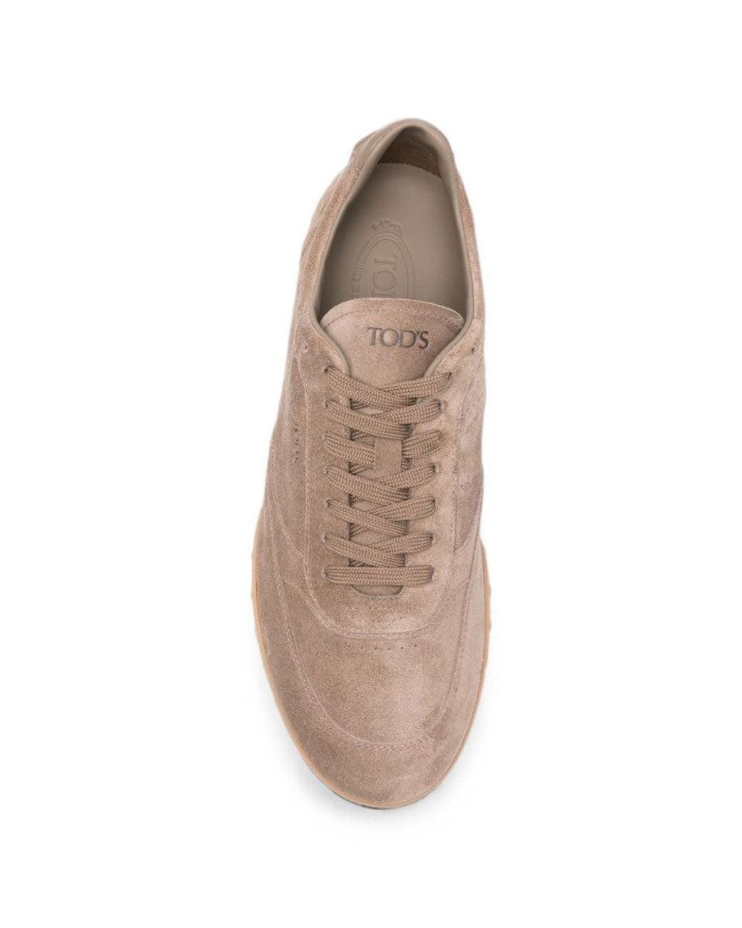 Tod's Pink Suede Logo Sneakers for men