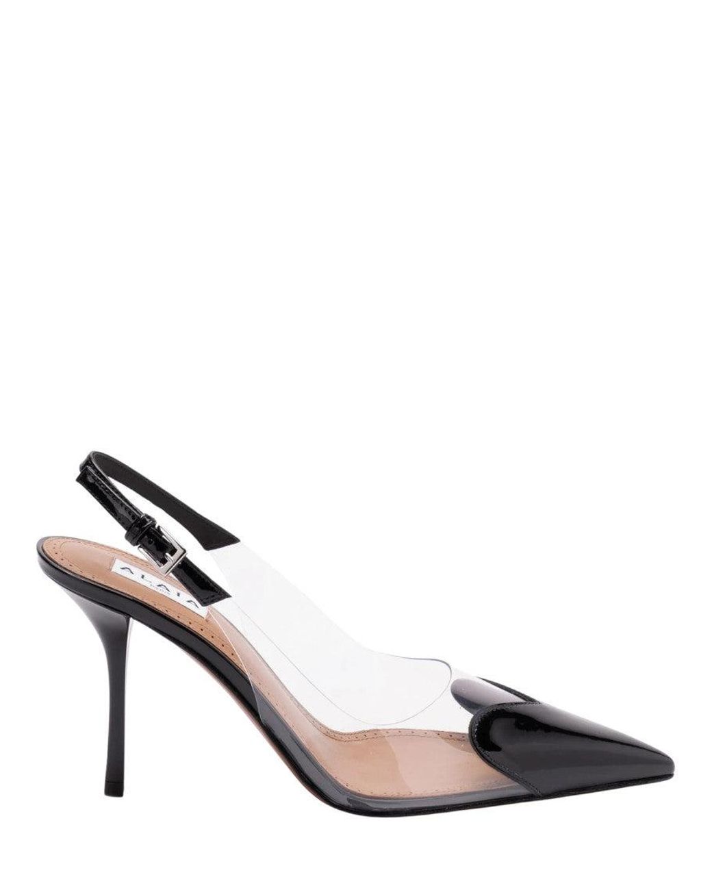 Alaïa Metallic Transparent Pumps
